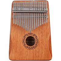 Kalimba 17 Teclas Thumb Piano-Pulgar Piano portátil Mbira Sanza Africano Madera Dedo Pulgar Piano-Música Finger piano…